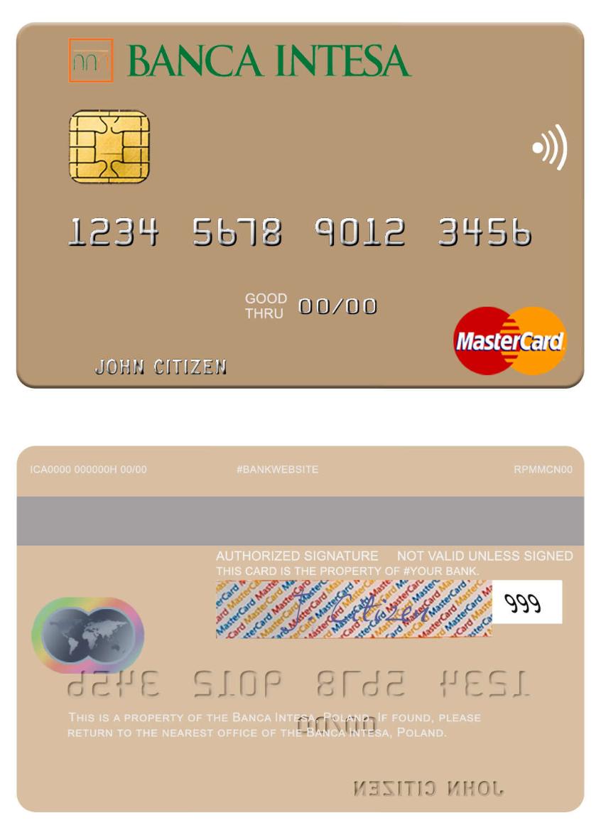 Poland Banca Intesa mastercard